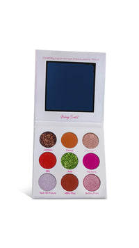 PERIODic Table eyeshadow palette by Makeup Scientist - science-themed 9-shade palette
