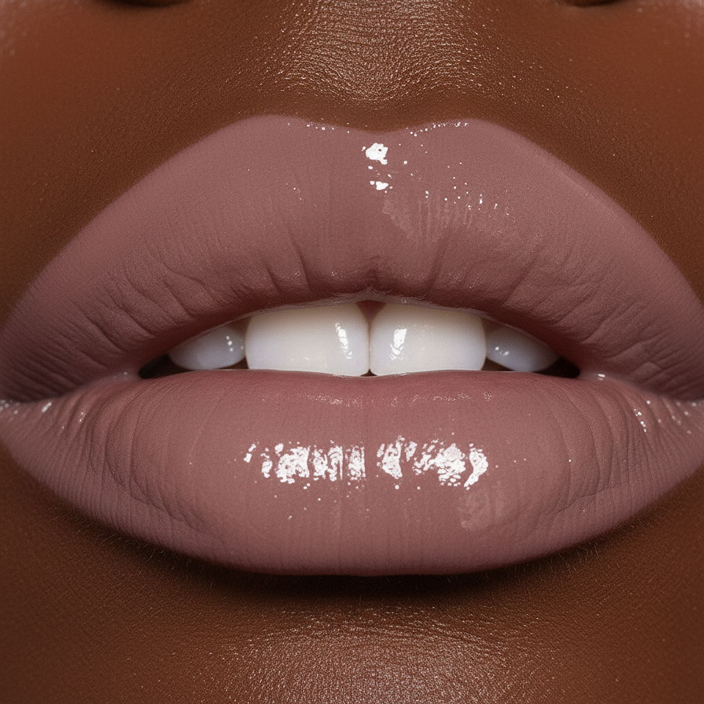Makeup Scientist Nude Lip Gloss - shade swatch

