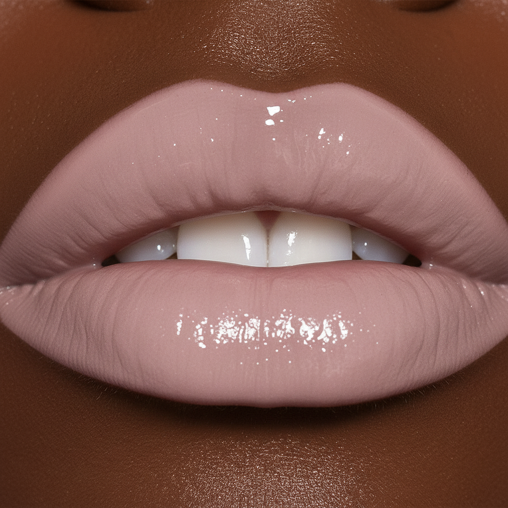 Makeup Scientist Nude Lip Gloss - shade swatch

