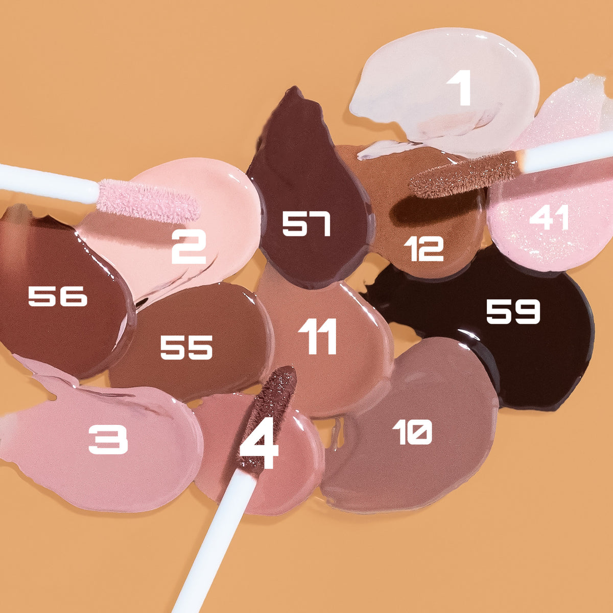 Hydrating nude lip gloss