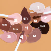 Hydrating nude lip gloss